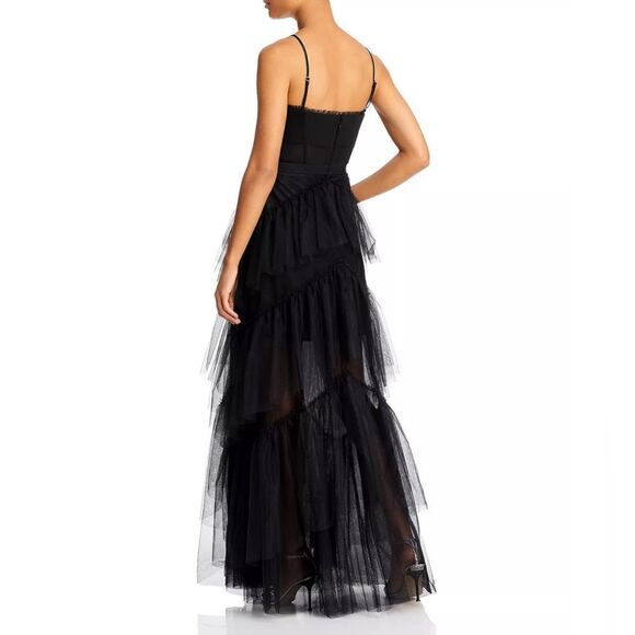 BCBGMAXAZRIA Tulle Corset Essential Gown size 12 - Picture 2 of 12
